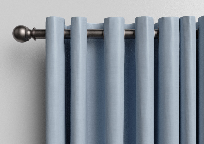 Shima Faux Silk, Sky - Made to Measure Curtains - Image 12